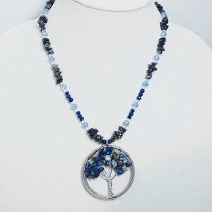 Artisan Made Unique Lapis Lazuli Necklace
